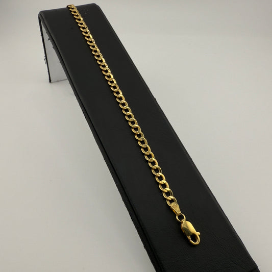 14k Cuban Link Hollow Bracelet AD™