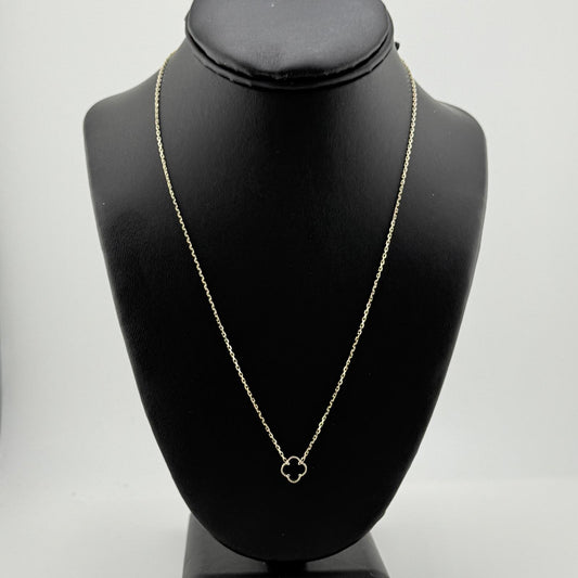 14k Clover Onix Chain AD™